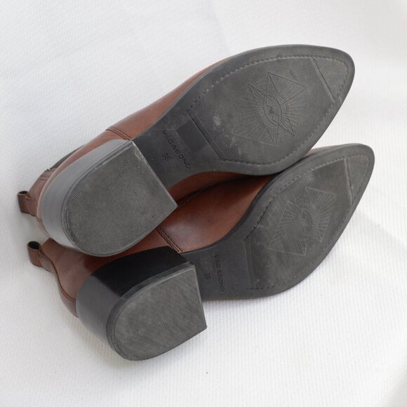 Vagabond Marja Brown Leather Chelsea Ankle Boots Sz 5.5 - Picture 8 of 10